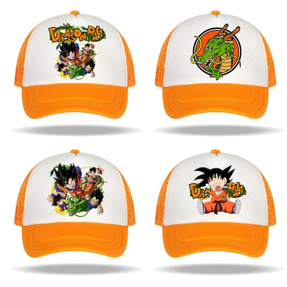 „Dragon Ball“ beisbolo kepurės su anime personažų atvaizdais, saulės kepurės vaikams ir suaugusiems, vasarinės, kvėpuojančios, kasdienio stiliaus kepurės, reguliuojamos kepurės su snapeliu, dovanos