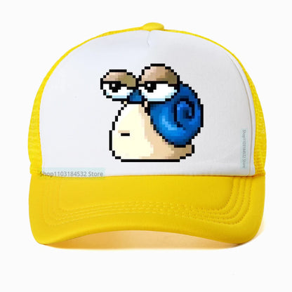 Czapka baseballowa z nadrukiem Harajuku MapleStory – urocza i zabawna, męska, w koreańskim stylu, dla fanów gier, otaku i hipsterów – czapka z możliwością personalizacji