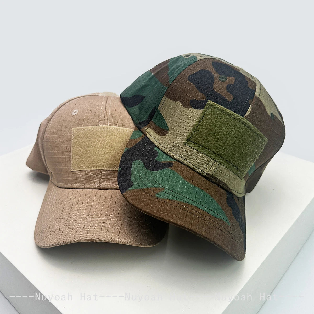 Velcro-rem CAMO Outdoor-baseballkasketter Solskærm Amerikansk Ny Unisex Alsidig Sportsmode Personlig Kasket med skygge Taktisk Ridning