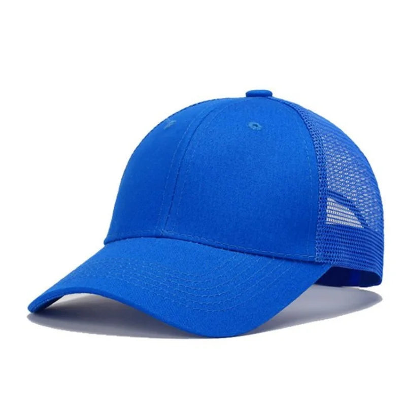 Baseball Cap Men Hat Women Summer Outdoor Camouflage Sun Hat Breathable Mesh Cap Solid Color Snapback Casquette Bone Male