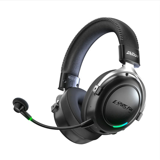HaaYot – casque de jeu professionnel sans fil Bluetooth 6.0, son surround virtuel 7.1, faible latence 15ms pour PC, PS5, mobile, Switch