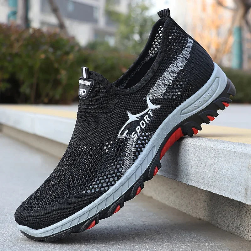 Men's summer sneakers Sporty men's mesh shoes breathable sports shoes canvas lightweight  sneakers cheap shoes clearance