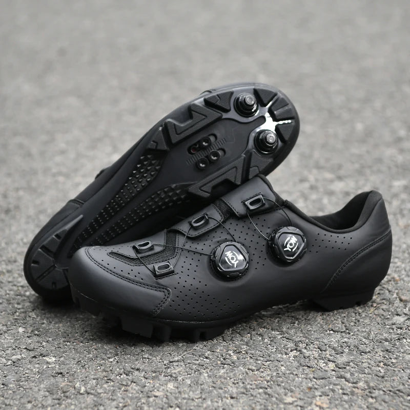Cycling Sneaker MTB Men Sport Road Bike Boots Flat Racing Speed Sneakers Trail Mountain Bicycle Footwear Spd Pedal Cycling Shoes