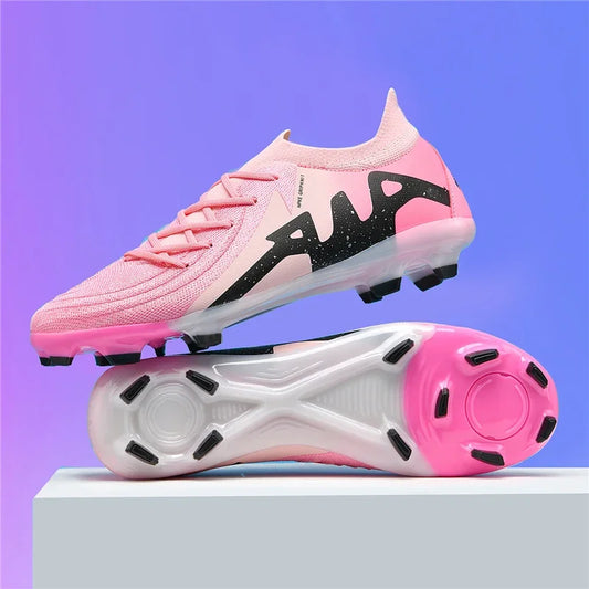 New Men Soccer Shoes Adult Non-Slip Boys Adult Futsal Sport Football Boots Grass Cleats Indoor Ultralight Turf Comfortable