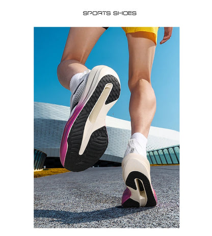 Marathon Men Running Shoes Carbon Board Specialty Sports Breathable Lightweight Women's Comfortable Chunta Athletic Sneakers