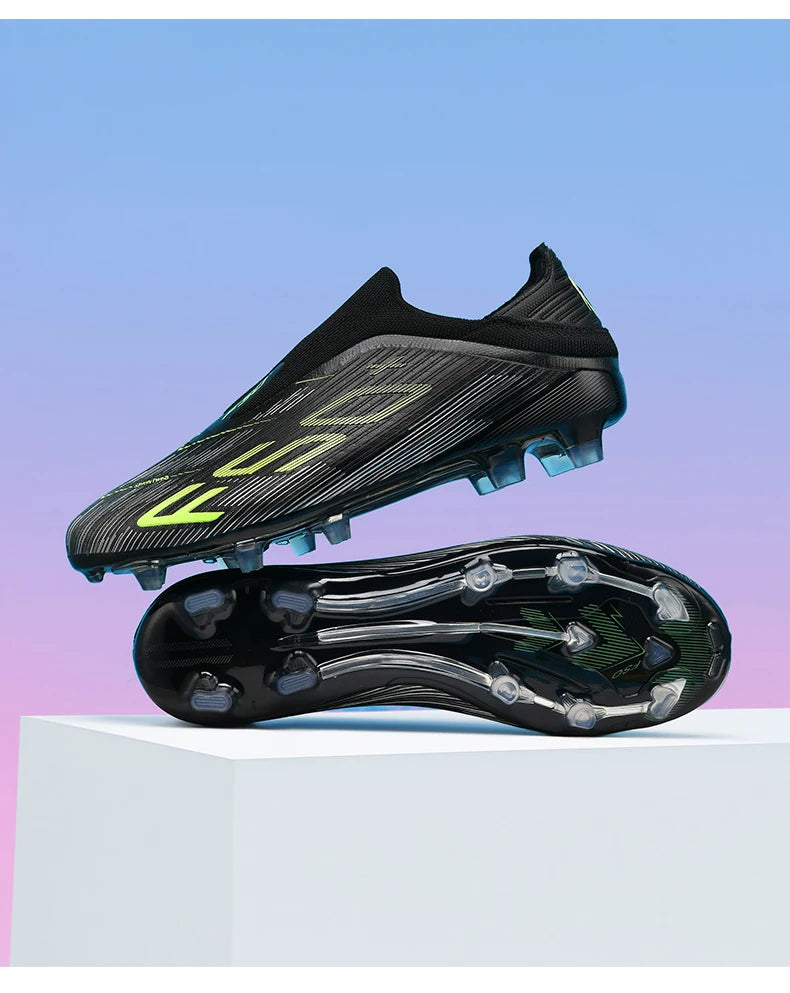 New Men's Football Boots Turf Comfortable Ultralight Soccer Shoes Non-Slip Sport FG Grass Cleats Futsal Indoor Adult Non-Slip
