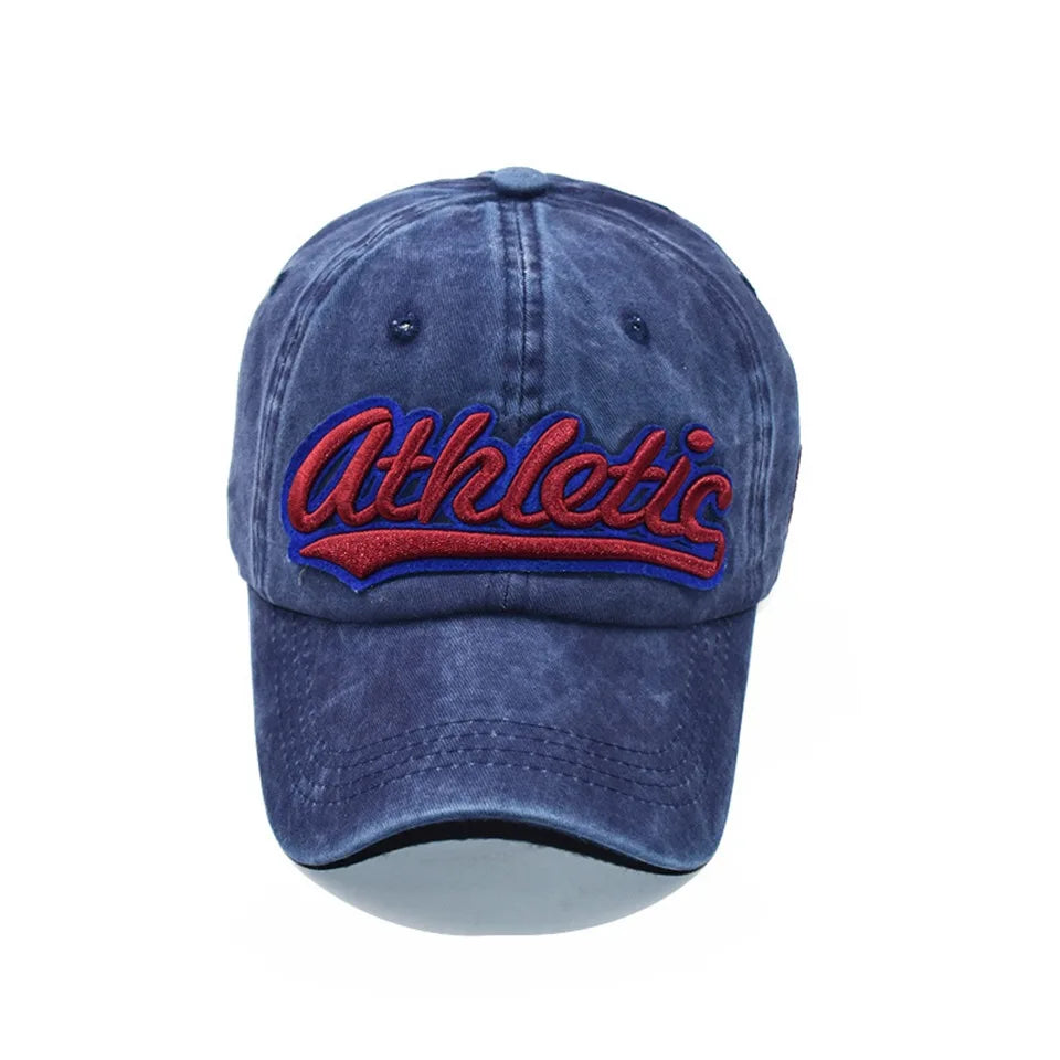 CNTANG Herre-baseballkasket Sommermode Bomuld Bogstavbroderi Hiphop-kasket Snapback Afslappet Udendørs Herre-sportskasket Justerbar