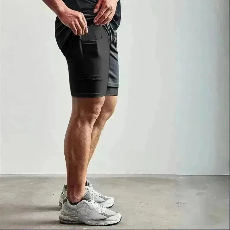 2026 New Summer Dragon Ball Z Majin Buu Kid Buu Print Shorts Men's Breathable Double Layer Gym Workout Shorts Casual Quick Dry