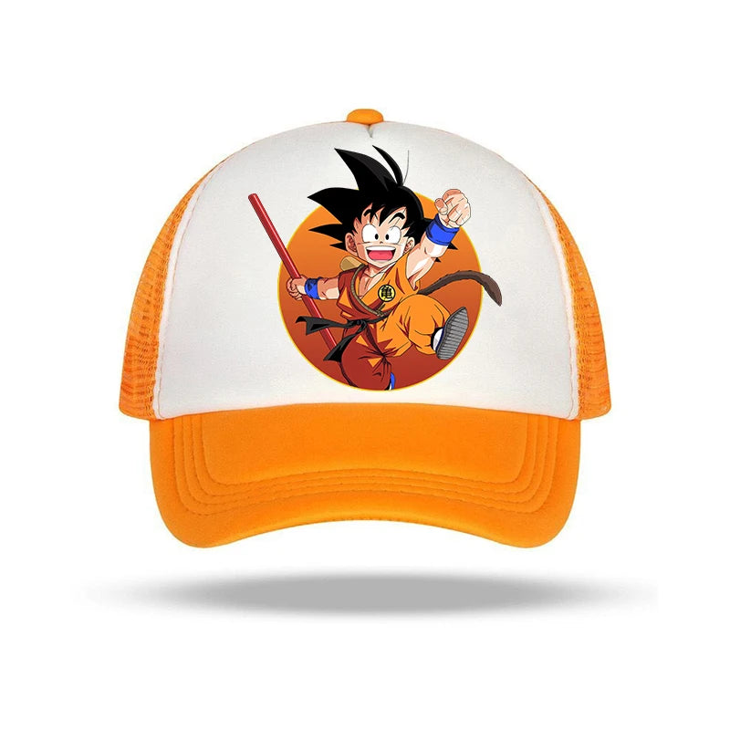 „Dragon Ball“ beisbolo kepurės su anime personažų atvaizdais, saulės kepurės vaikams ir suaugusiems, vasarinės, kvėpuojančios, kasdienio stiliaus kepurės, reguliuojamos kepurės su snapeliu, dovanos
