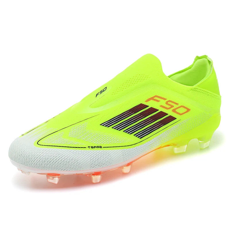 Chaussures de football pour hommes, crampons d'entraînement, chaussures de soccer FG ultralégères et respirantes, livraison directe, crampons longs pour matchs sportifs, baskets d'intérieur