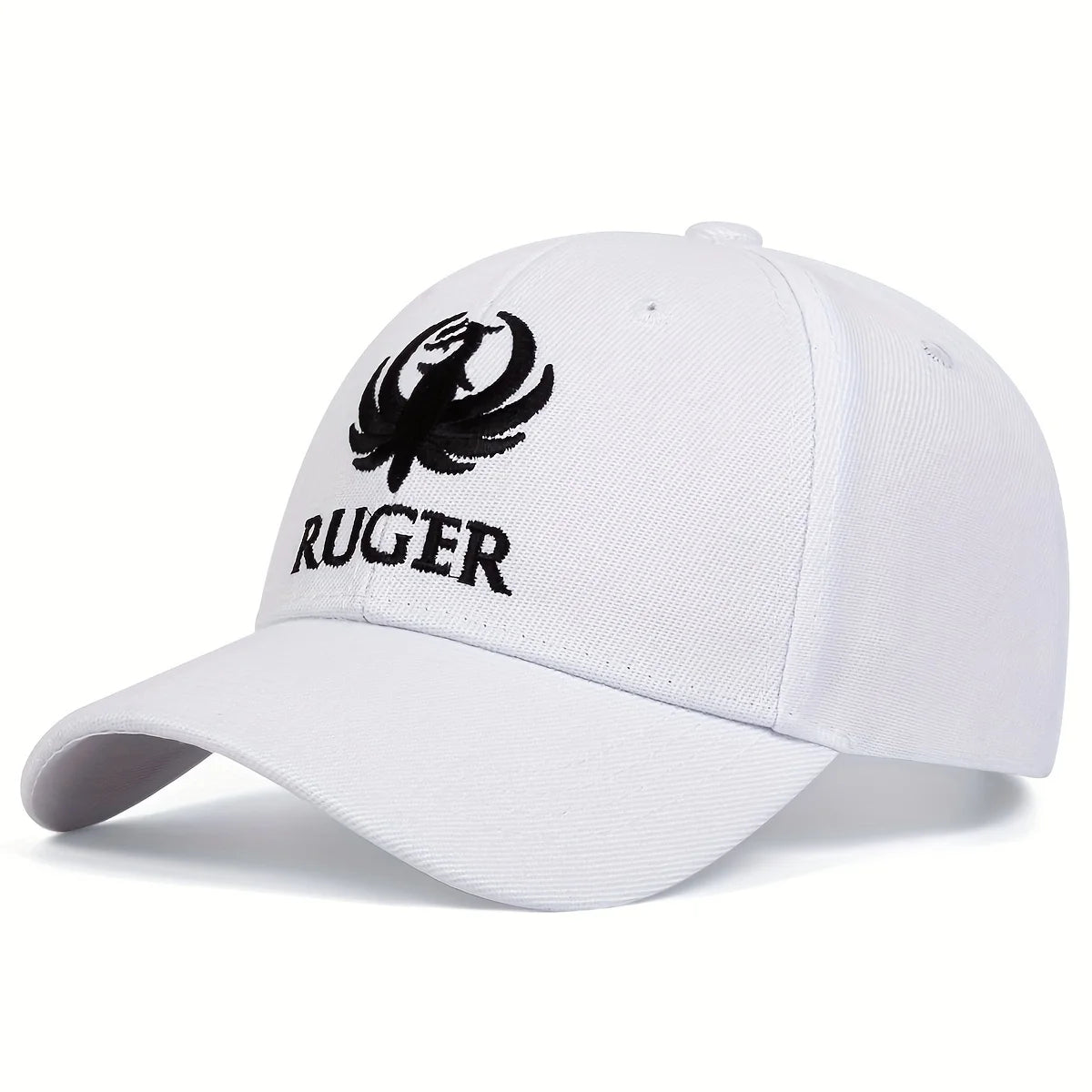 Czapki baseballowe unisex RUGER z haftem literowym – wiosenne i jesienne czapki na świeżym powietrzu, regulowane czapki codzienne, czapki chroniące przed słońcem, czapki sportowe