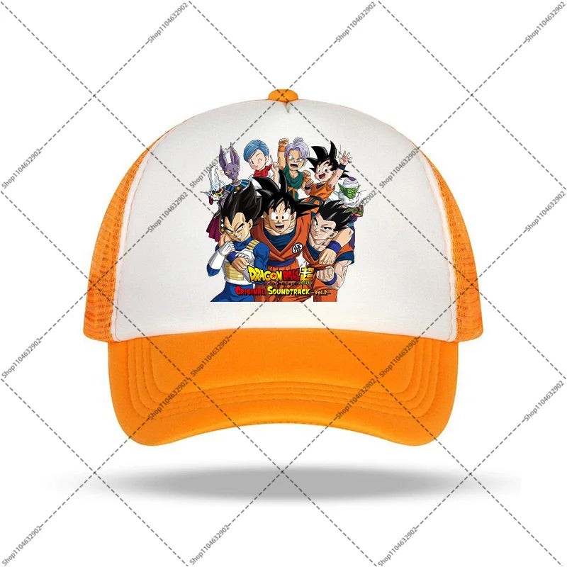 Dragon Ball Baseball Cap Women Men Sun Hats Cartoon Anime Printed Caps Adult Summer Comfortable Unisex Cotton Hat Party Gifts