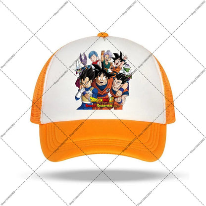 Dragon Ball Baseball Cap Women Men Sun Hats Cartoon Anime Printed Caps Adult Summer Comfortable Unisex Cotton Hat Party Gifts