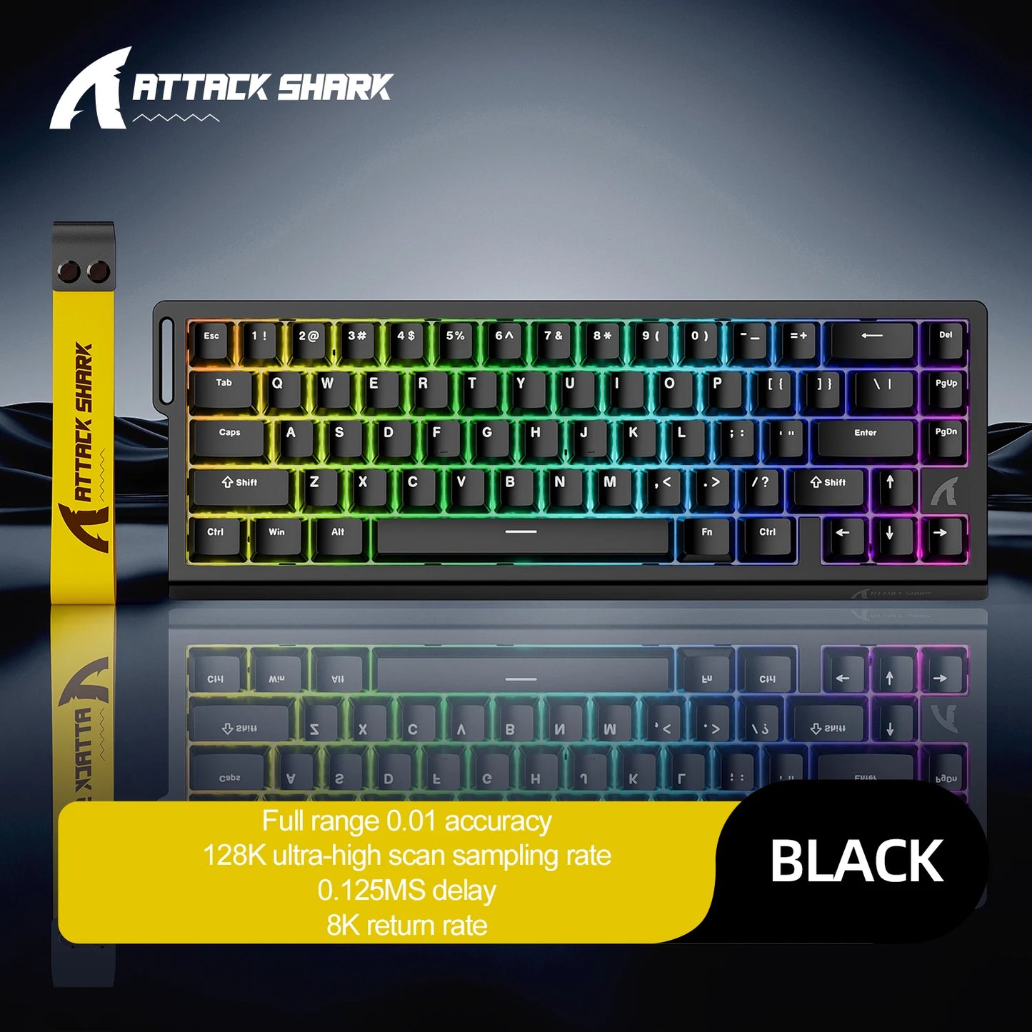 Magnetic Gaming Keyboard ATTACK SHARK X68HE X68PRO HE and FREEWOLF F68 Wired F68Pro Wireless for Pro Gaming 0.01mm Rapid Trigger