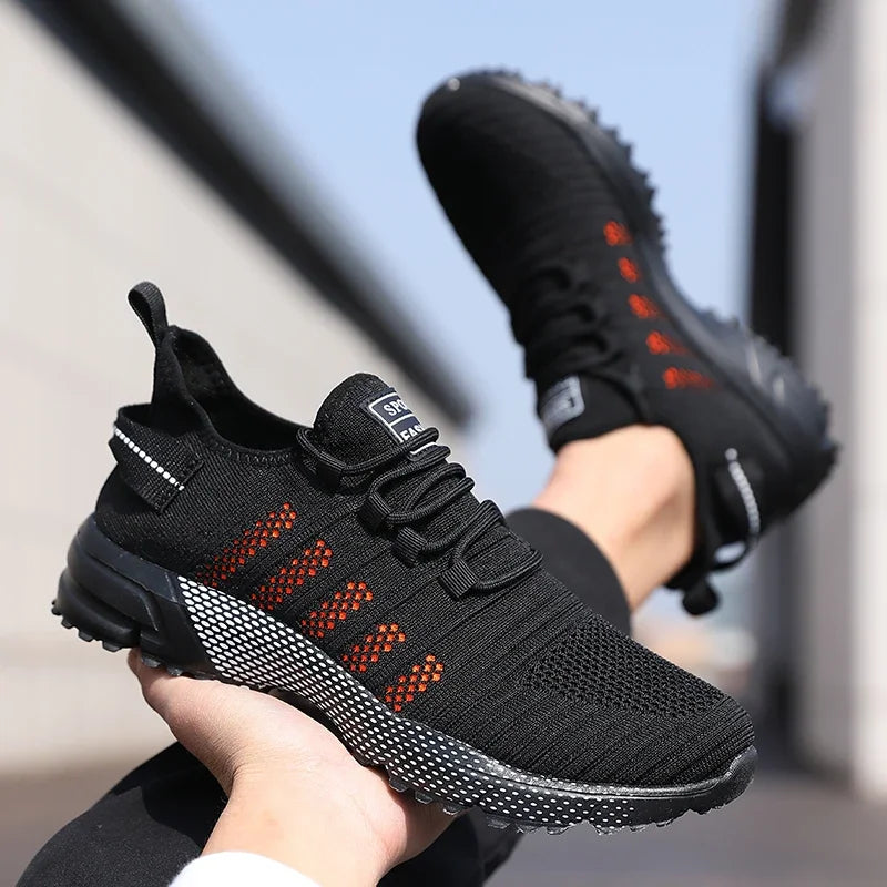 Sneakers casual da uomo in mesh, leggere e traspiranti, scarpe da running slip-on con suola morbida, mocassini bassi da uomo, trainers Zapatos Hombre