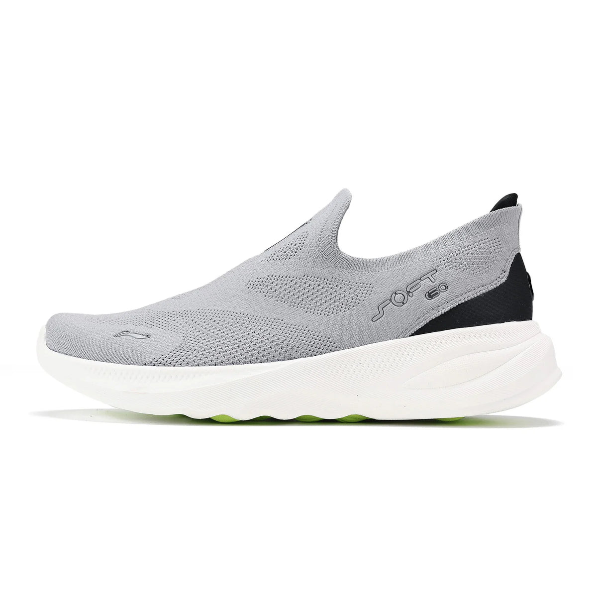 Li-Ning SOFT GO 2 KNIT slip-on-skor för män, bekväma och stabila promenadskor med dämpning, LiNing-mesh, jogging- och vardagsskor AGLV017