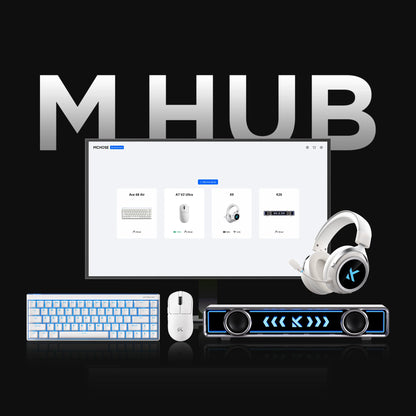 MCHOSE A7 V2 лека безжична гейминг мишка с двойна честота на опресняване 8,000Hz, PAW3950 TI, за гейминг, е-спорт и офис