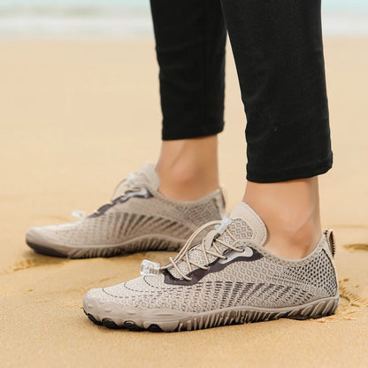 Quick Dry Aqua Shoes for Men Women Breathable Non-slip Water Sneakers Barefoot Soft Sole Wading Footwear for Swimming Beach