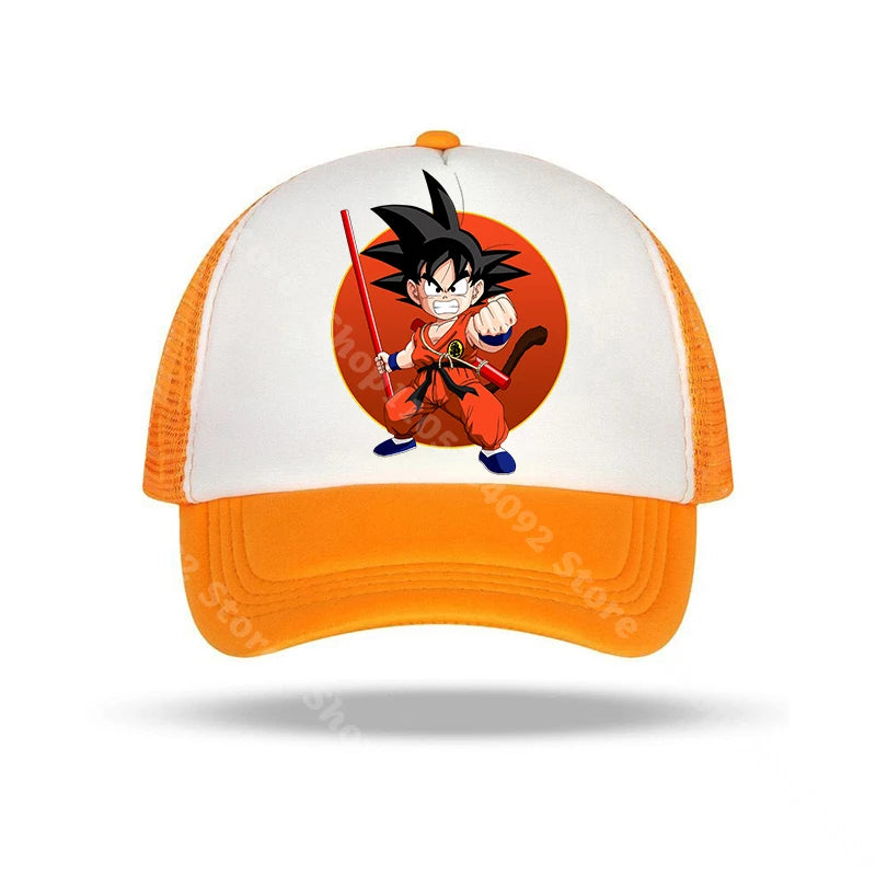 „Dragon Ball“ beisbolo kepurės su anime personažų atvaizdais, saulės kepurės vaikams ir suaugusiems, vasarinės, kvėpuojančios, kasdienio stiliaus kepurės, reguliuojamos kepurės su snapeliu, dovanos