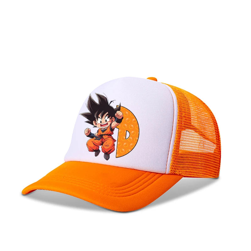 Dragon Ball-baseballkasket, anime, børn, voksne, kasket, tegneserie, sommer, åndbare kasketter, børn, drenge, udendørs, afslappet, solhatte