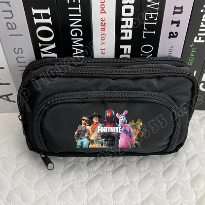 Estojo para Canetas Fortnite com Padrão Criativo do Jogo, Estojo Harajuku, Bolsa de Arrumação para Rapaz e Rapariga, Material de Regresso às Aulas, Presentes de Aniversário e Festa