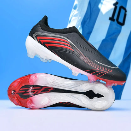 Nouvelles chaussures de football pour hommes, mi-hautes, de haute qualité, crampons pour terrain en gazon, baskets antidérapantes pour intérieur, très vendues, pour matchs en extérieur