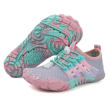 New 12 Colors Water Shoes Kids Summer Beach Five Fingers Barefoot Swimming Aqua Shoes Quick Dry Seaside River Children Sneakers