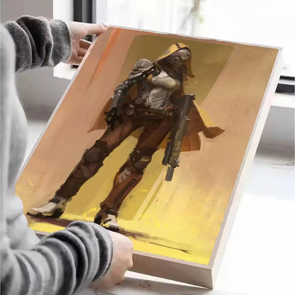 Destiny Poster Self-adhesive Art Waterproof Paper Sticker Coffee House Wall Decor