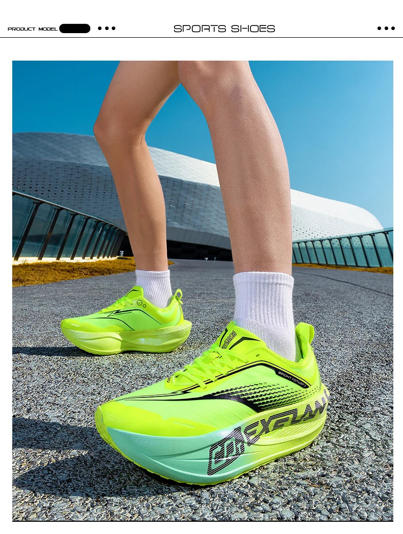 Marathon Men Running Shoes Carbon Board Specialty Sports Breathable Lightweight Women's Comfortable Chunta Athletic Sneakers