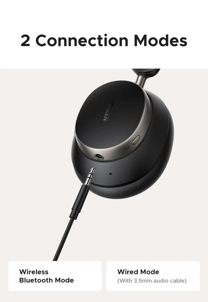 UGREEN Studio Pro 48dB ANC Kabellose Kopfhörer – Bluetooth 6.0 Hi-Res LDAC Over-Ear-Kopfhörer mit 120H Wiedergabezeit