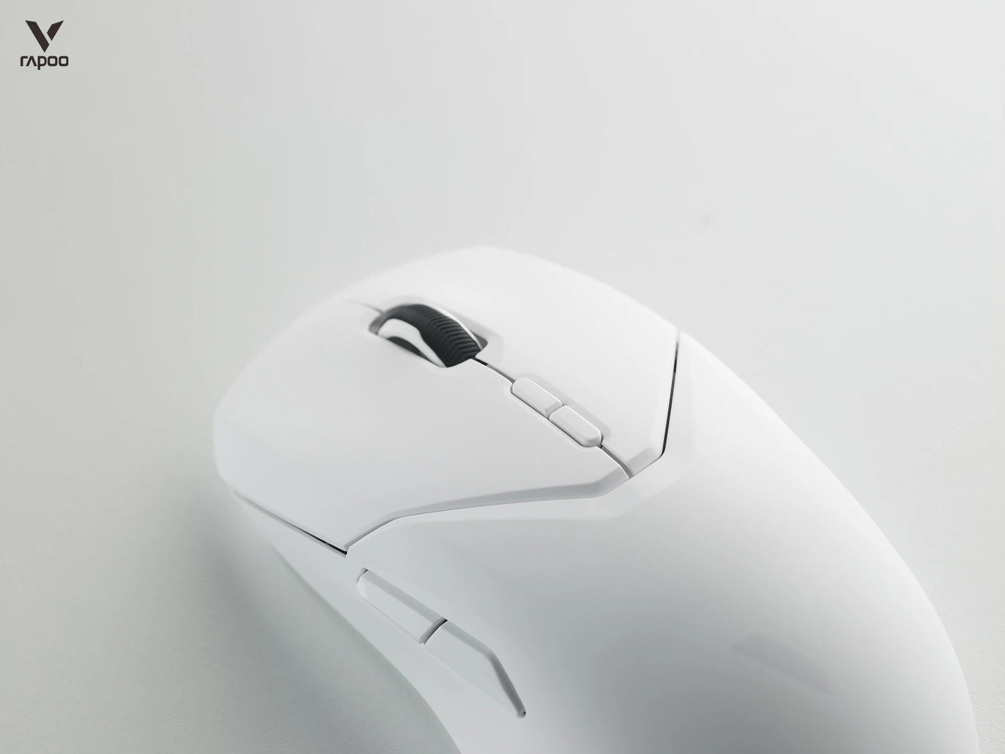 Ratón gaming inalámbrico Rapoo VT9PRO PAW3398 68g, con cable, programable, ergonómico, 26000DPI, recargable Type C, accesorio para PC gamer