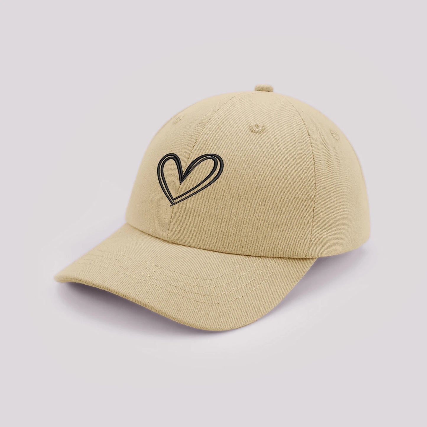 Cartoon heart-shaped Baby Baseball Cap Cute Solid Color Toddler Sun Hat with Ears Summer Adjustable Kids Boy Girl Peaked Cap ﻿