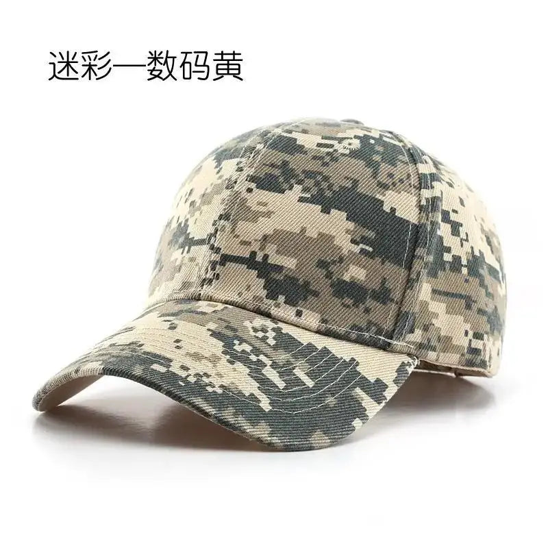 New Tactical Military Baseball Caps Camouflage Army Soldier Combat Paintball Men Women Outdoor Sport Adjustable Sun Hats