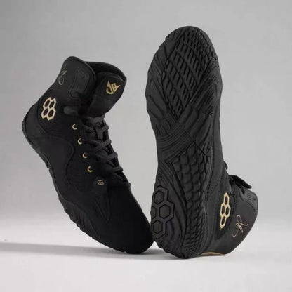 Zapatillas de lucha para hombre y mujer, calzado deportivo de competición para gimnasio y entrenamiento, alta calidad, cómodas, zapatillas de boxeo, tallas 36-45