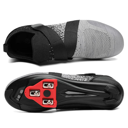 Unisex Cycling Shoes Compatible with Pelotan/SPD Indoor Road Riding Biking Bike Shoes with Delta Cleats Included for Men Women