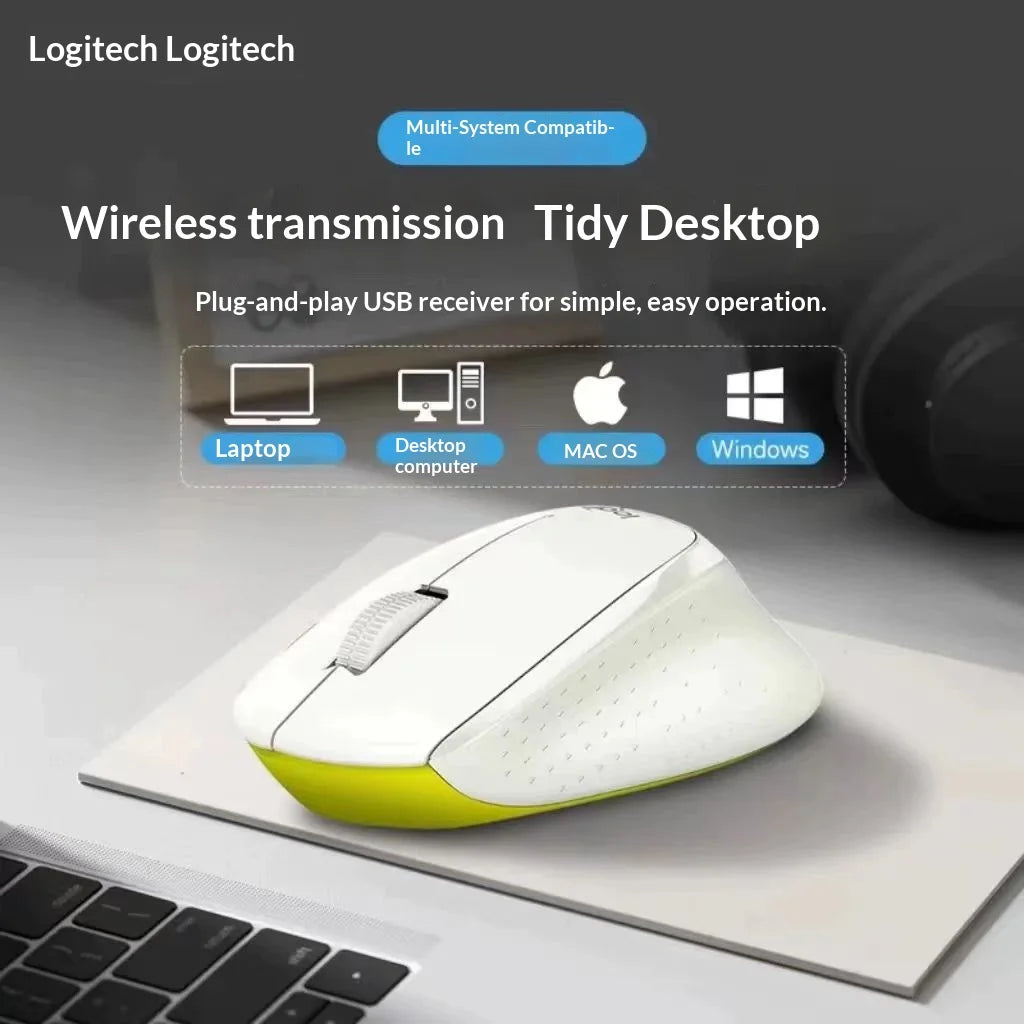 Logitech M330 Professionelle Büromaus, kompakt, leise, leicht zu transportieren, angenehm in der Handhabung und speziell entwickelt1
