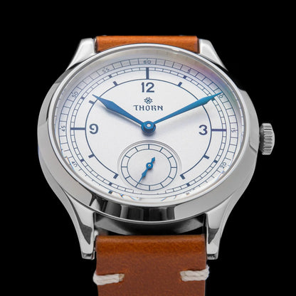 THORN T001 Quartz Watch 316L Stainless Steel Sapphire Crystal Waterproof Grilled Blue Hands Fashion Business Men WomenWatch