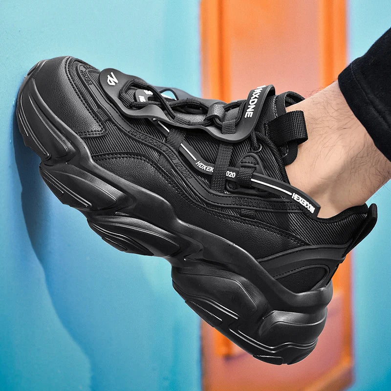 chaussure homme Baskets de luxe pour hommes, chaussures de course respirantes et décontractées, mocassins à la mode