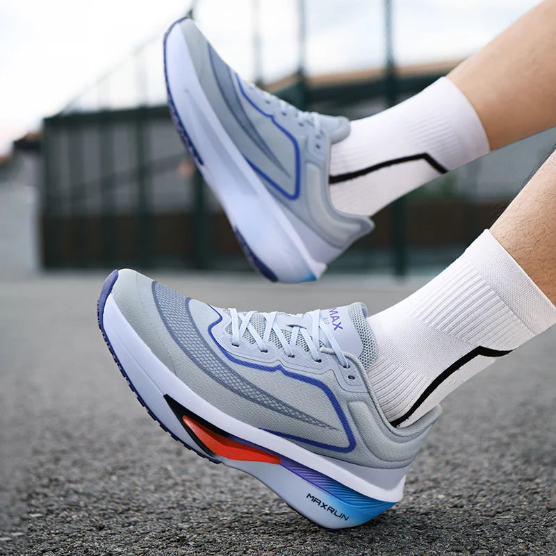 Men's Running Shoes Autumn Breathable Marathon Professional Lightweight Sneakers Flat Comfortable Casual Tennis Shoes