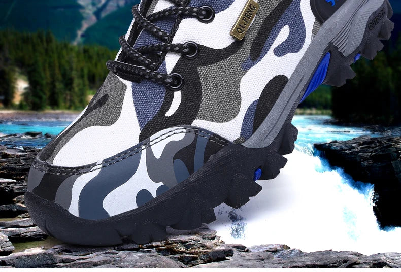 Casual Shoes Men Summer Outdoor Sneakers Women Footwear Trainer Waterproof Camouflage Army Shoe Male Military Shoes Tenis Jeans