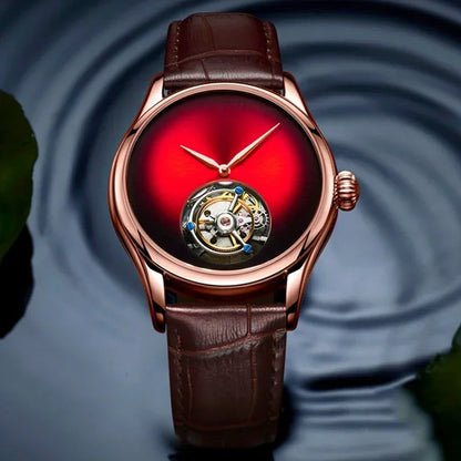 AESOP Flying Tourbillon Skeleton Watch For Men Mechanical Waterproof Mens Watches Top Brand Luxury Movement Stainless Steel 2025
