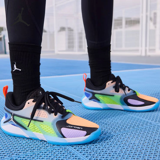 Nike genuine JORDAN women's sports breathable and cushioned low top basketball shoes FZ2473-018