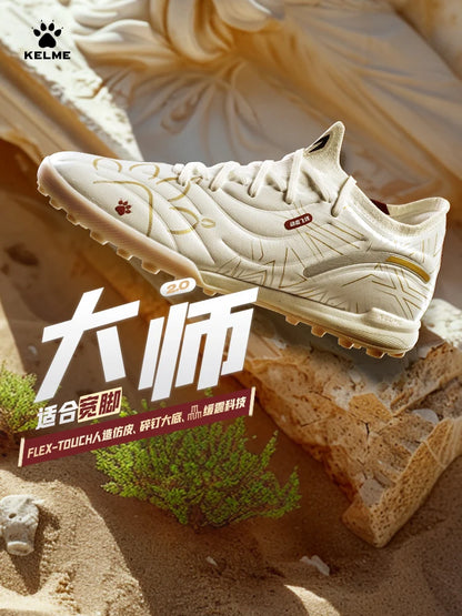 Pantofi de fotbal Kelme pentru adulți TF cu crampoane zimțate, pantofi profesionali de fotbal pentru meciuri și antrenamente, pantofi antiaderapanti de interior pentru tineri