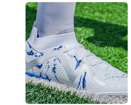 Bottes de Football professionnelles pour hommes, crampons de Football, entraînement de Sport en plein air, respirants pour étudiants, ultralégers, unisexe, livraison directe