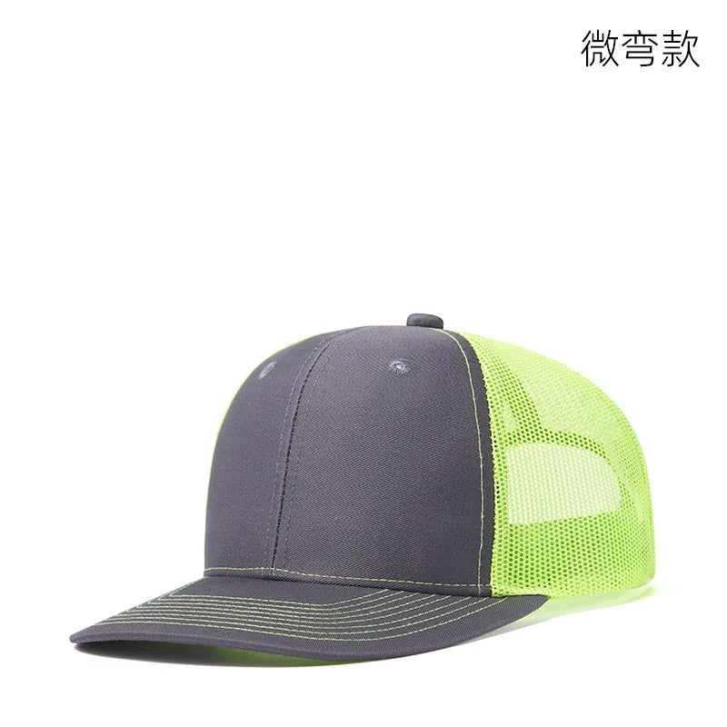 Gorras de camionero de malla en 38 colores para actividades al aire libre, gorras «dad hat» con cierre a presión, gorras de hip hop para hombre y mujer, gorras de béisbol ajustables para niños y niñas