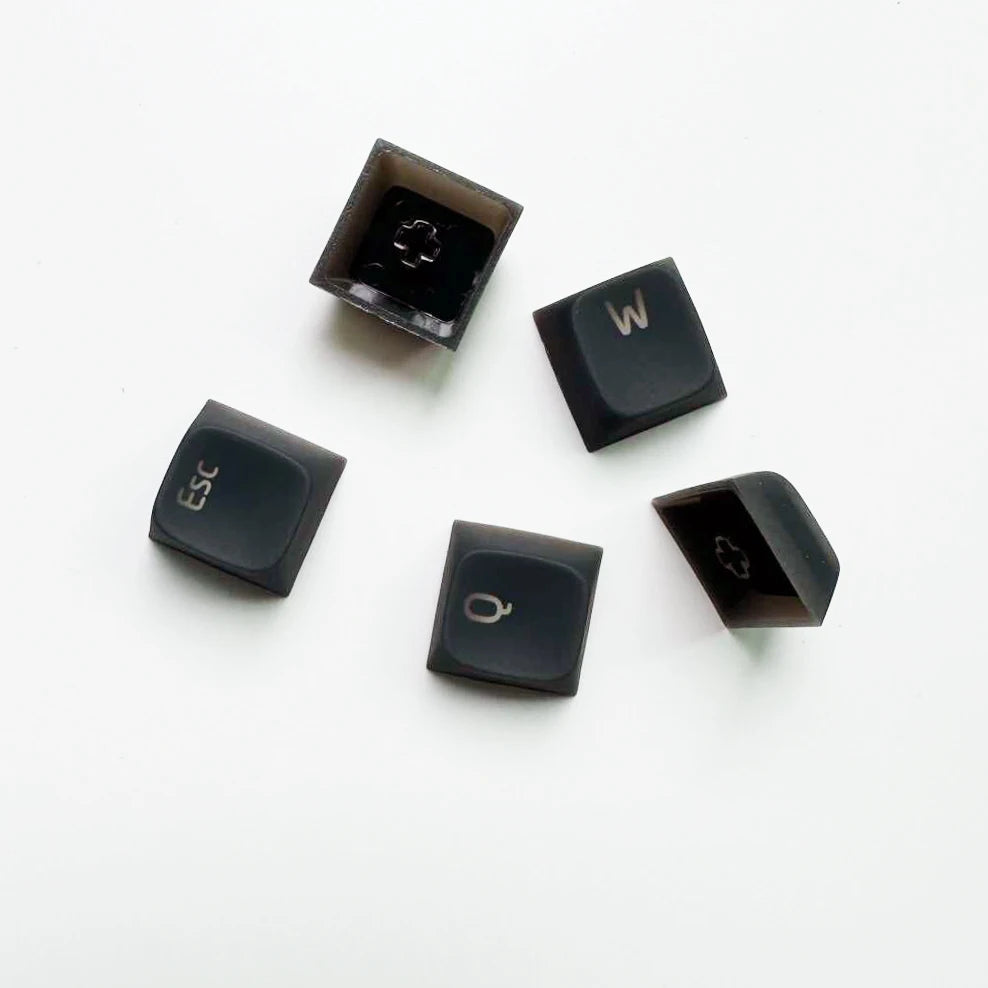 Nogi Cherry Profile ABS Silicone Keycap White Black Sakura Pep Very Peri for Keyboard Gh60 Poker 87 TKL 104 ANSI Xd64 Bm60 Xd68