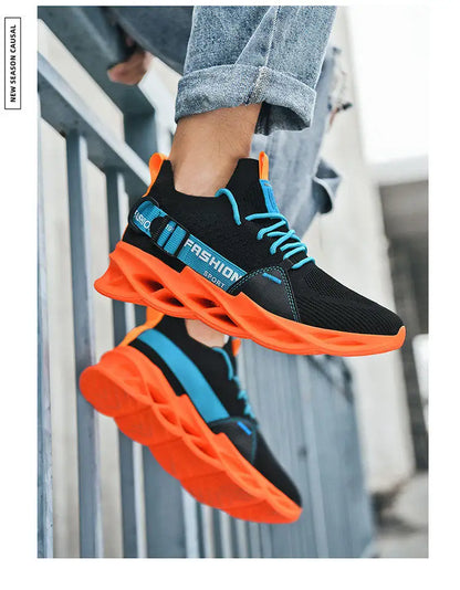 Moda Lila Casual Sneakers Dam Herr Blade Löparskor Storlek 48 Lätta Andningsbara Sportskor Herr Mesh-sneakers