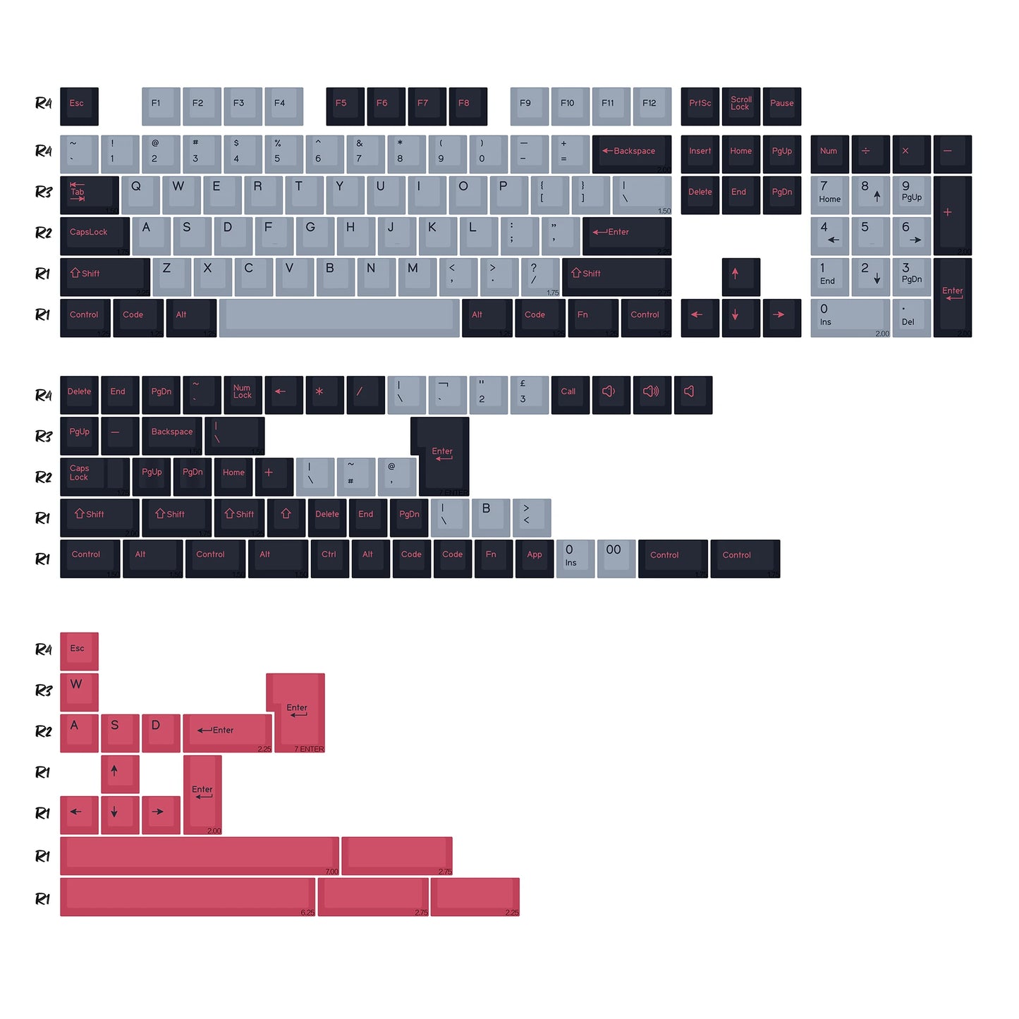 KBDiy GMK MarrsGreen Keycap Retro PBT ISO Double Shot Cherry Profile Keycaps For MX Switches Mechanical Gaming Keyboard Key Caps