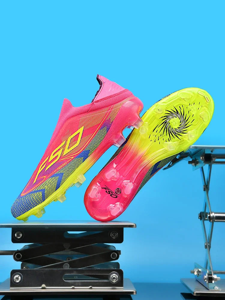 Chaussures de football professionnelles originales pour hommes, résistantes au gazon, chaussures de football décontractées de haute qualité pour hommes, chaussures de football pour entraînement rapide