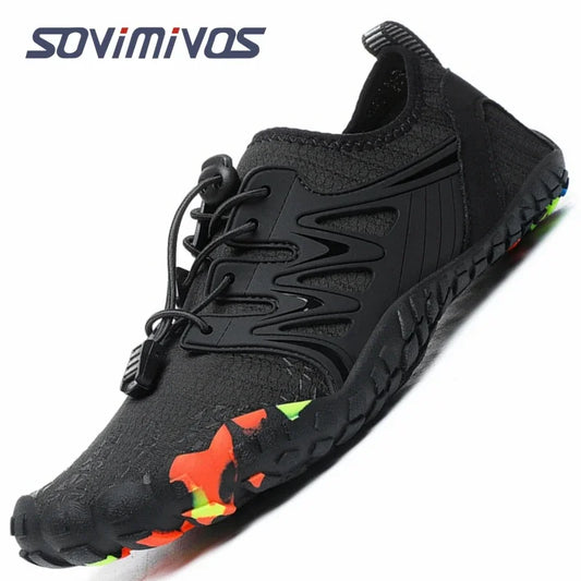 Men's Trail Running Shoes, Lightweight Athletic Zero Drop Barefoot Shoes Non Slip Outdoor Walking Minimalist Shoes for Women